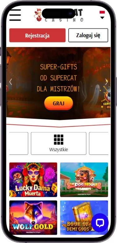 SuperCat Casino strona