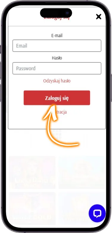 SuperCat Casino zakończenie logowania