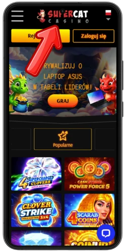 Strona główna Casino Cat na urządzeniu mobilnym